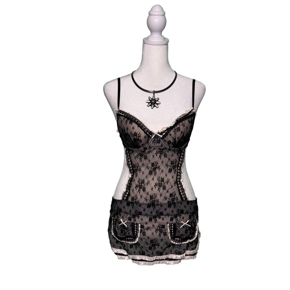 Victoria's Secret Other - Victoria's Secret Sexy Little Things Made Apron Lingerie Women's 34B Y2K